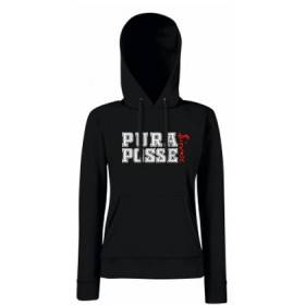 Sudadera negra chica "Sírvase"