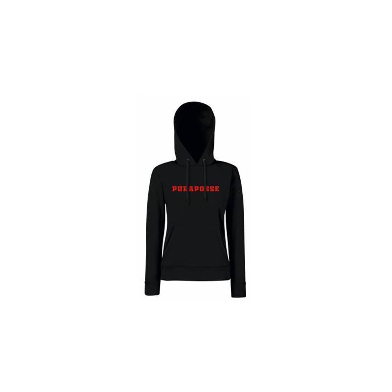 Sudadera chica negra "Logo"