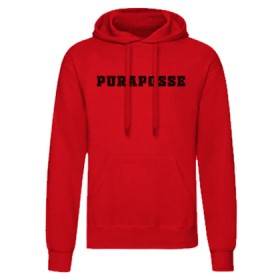 Sudadera chico roja "Logo"