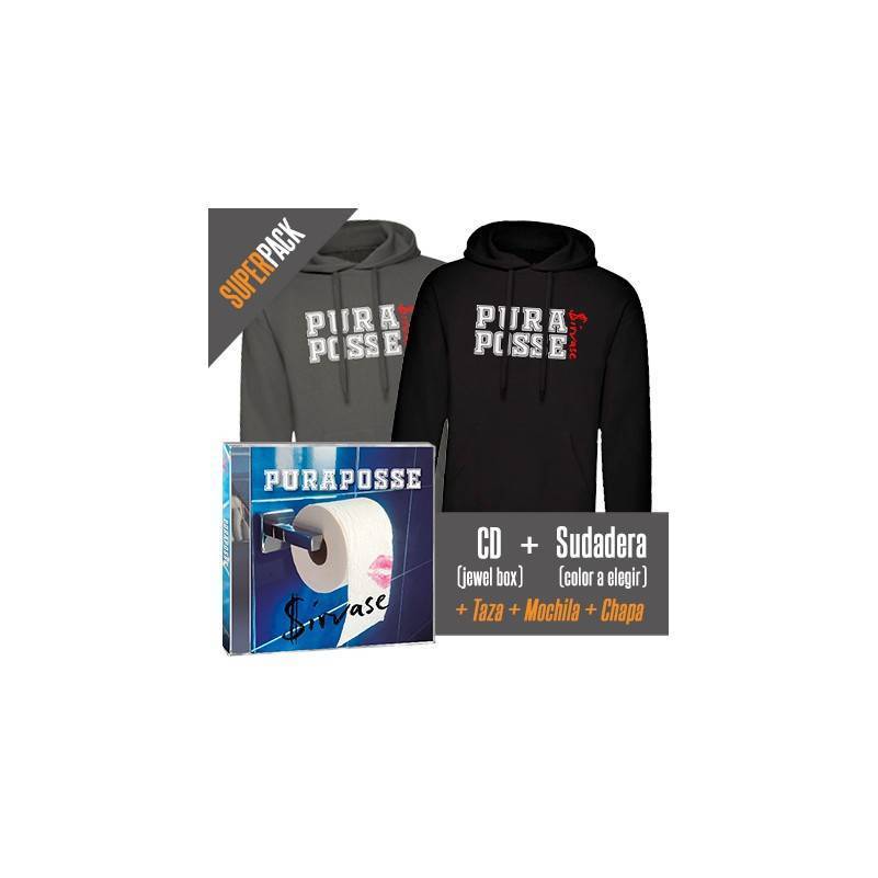 SúperPack CD "Sírvase"+ Sudadera +...