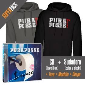 SúperPack CD "Sírvase"+ Sudadera + Taza + Mochila + Chapa