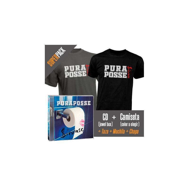 SúperPack CD "Sírvase"+ Camiseta +...