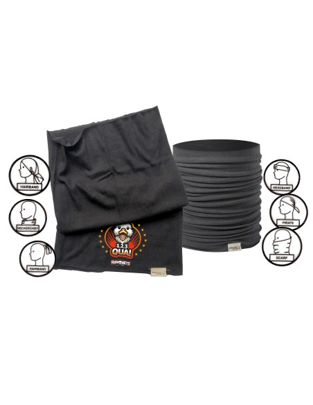 Braga de cuello de algodón orgánico "1,2,3, Qua!"