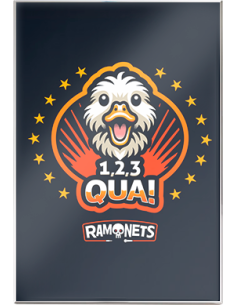 Imán acrílico "1,2,3, Qua!"