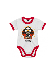 Body bebé con ribete "1,2,3, Qua!" 2