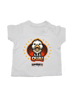 Camiseta bebé "1,2,3, Qua!"