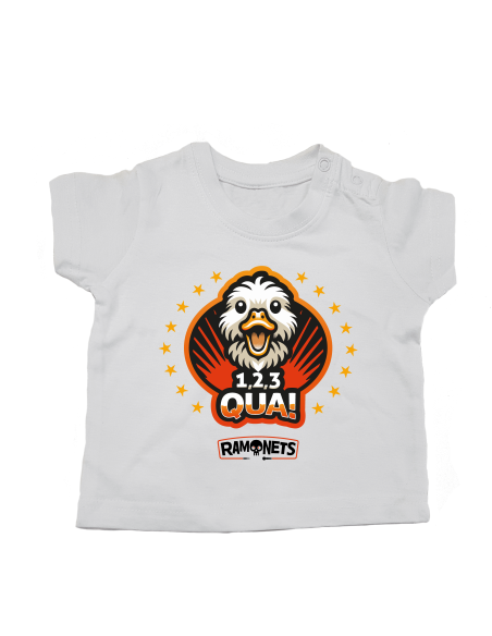 Camiseta bebé "1,2,3, Qua!"