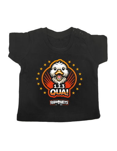 Camiseta bebé "1,2,3, Qua!"