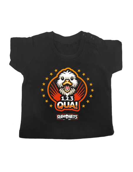 Camiseta bebé "1,2,3, Qua!"