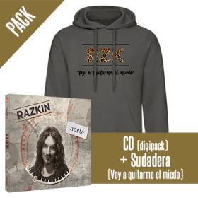 PACK [CD "Norte" + SUDADERA "Voy a quitarme"]