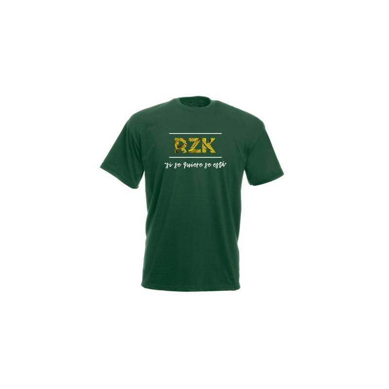 Camiseta verde oscuro chico "Si se quiere"