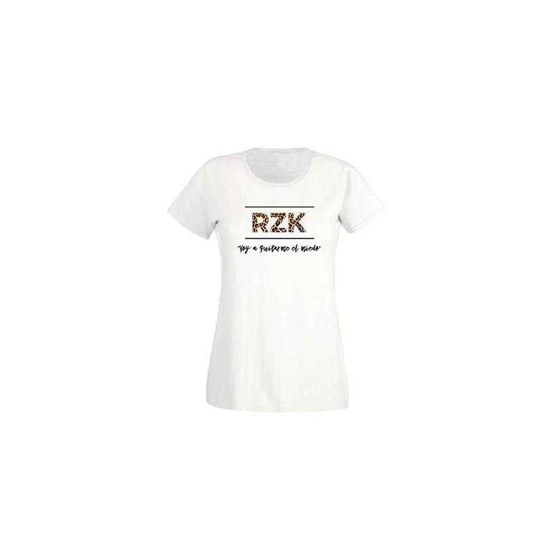 Camiseta blanca chica "Voy a quitarme"