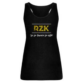 Camiseta negra tirantes chica "Si se quiere"