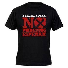 Camiseta "No podemos esperar"