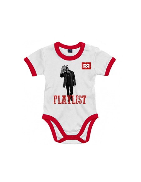 Body bebé con ribete “Portada Playlist”