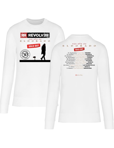 Sudadera sin capucha “SOLD OUT Más Allá de Eldorado” con trasera