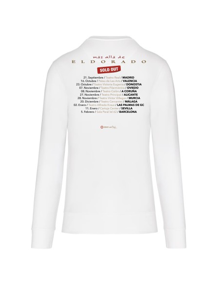 Sudadera sin capucha “SOLD OUT Más Allá de Eldorado” con trasera