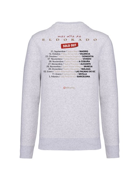 Sudadera sin capucha “SOLD OUT Más Allá de Eldorado” con trasera