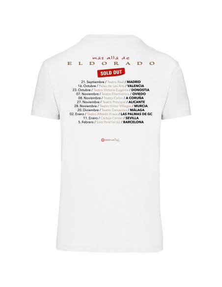 Camiseta “SOLD OUT Más Allá de Eldorado” con trasera
