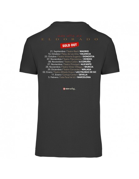 Camiseta “SOLD OUT Más Allá de Eldorado” con trasera