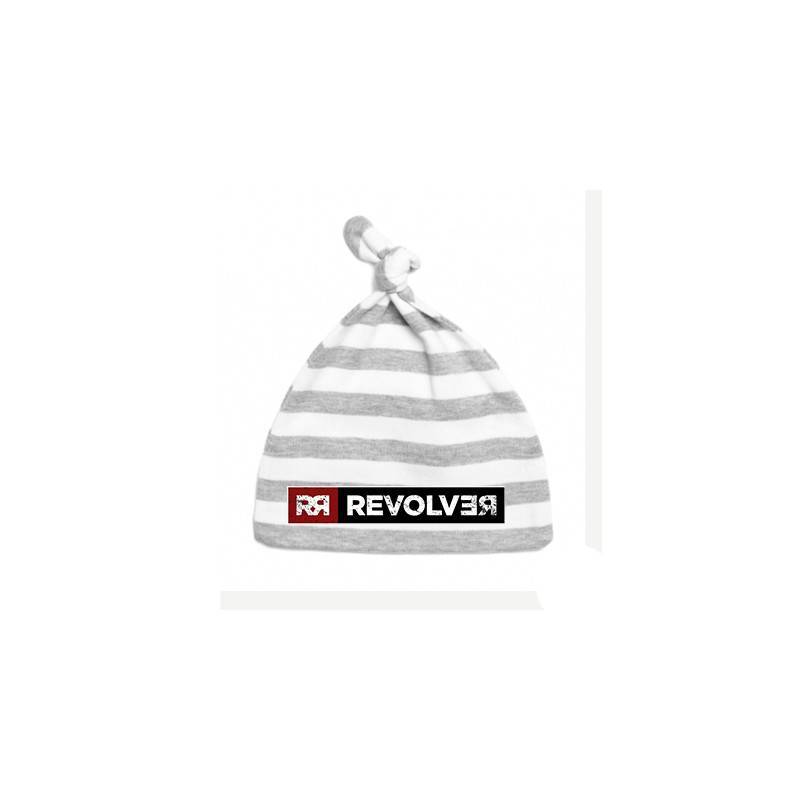 Gorro-nudo bebé rayas "Logotipo"