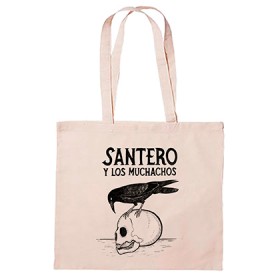 Bolsa de tela "Calavera Cuervo"