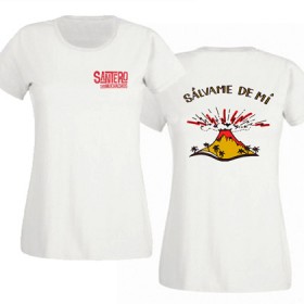 Camiseta "Logo" con trasera "Sálvame de mí”