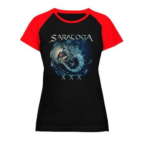 Camiseta ranglan mangas rojas "Portada XXX" 2