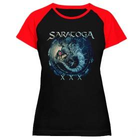 Camiseta ranglan mangas rojas "Portada XXX"