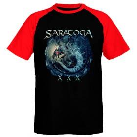 Camiseta ranglan mangas rojas "Portada XXX"