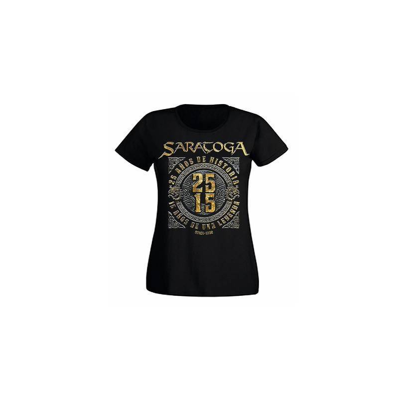 Camiseta negra "25-15 Aniversario"