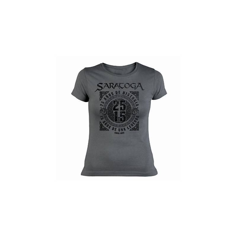 Camiseta "25-15 Aniversario" en negro