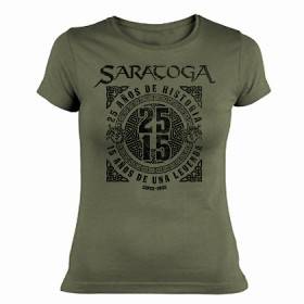 Camiseta "25-15 Aniversario" en negro
