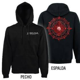 Sudadera con cremallera y trasera "Aeternus"