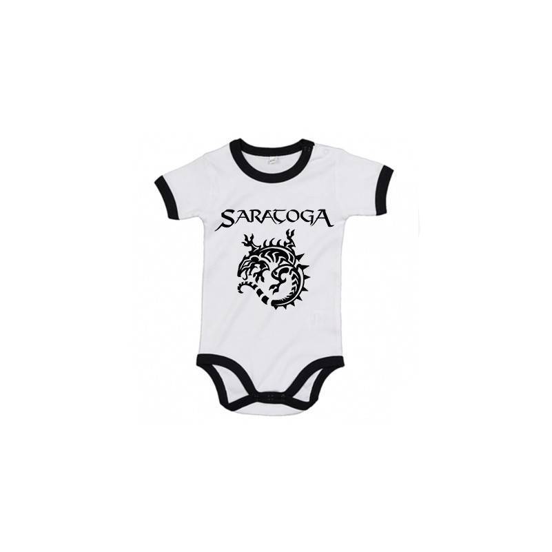 Body bebé con ribete "Logo + Iguana"