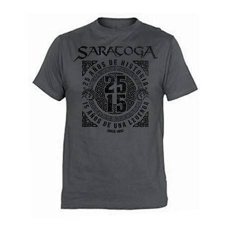 Camiseta "25-15 Aniversario" en negro 2