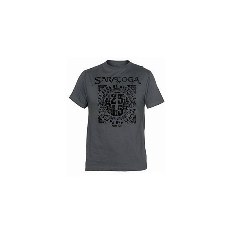 Camiseta "25-15 Aniversario" en negro