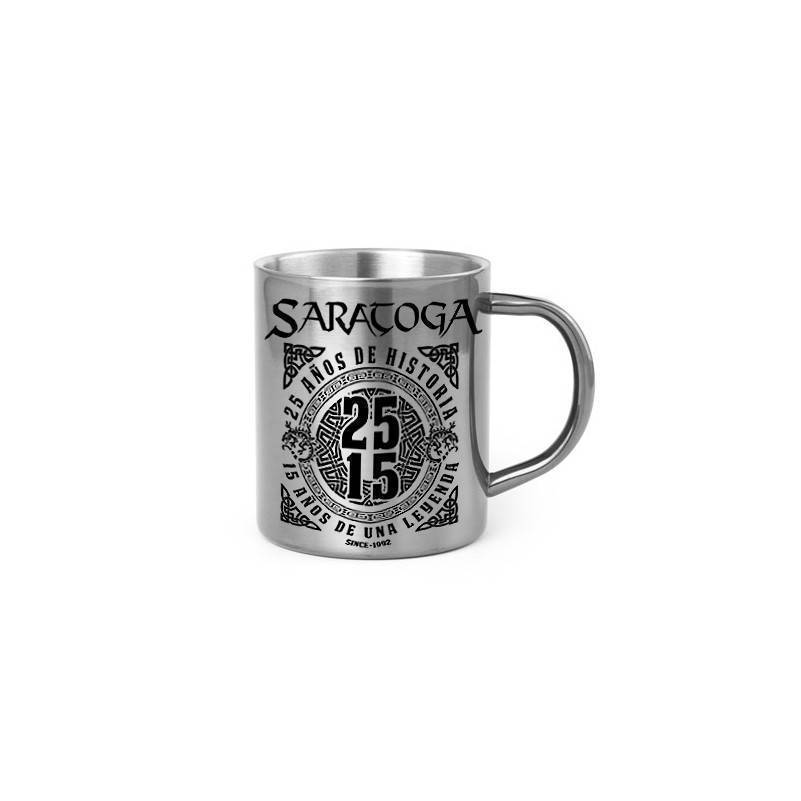 Taza metálica "25-15 Aniversario"