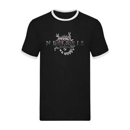 Camiseta con ribete "Logo Némesis"
