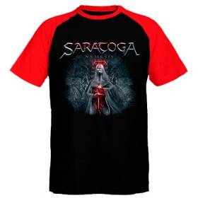 Camiseta ranglan mangas rojas "Portada Némesis"