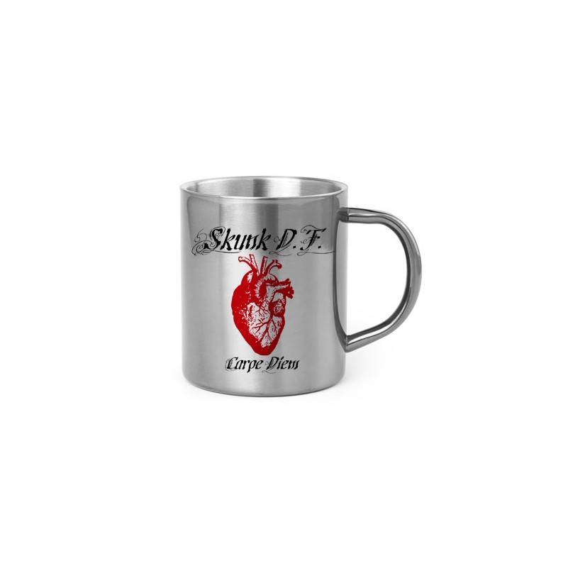 Taza metálica "Carpe diem"