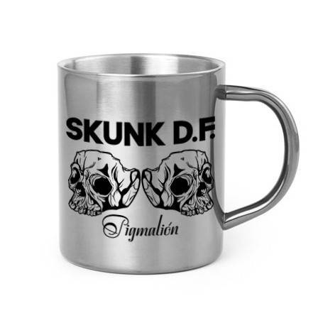 Taza metálica "Calavera"