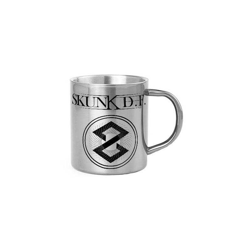 Taza metálica "Logo negro"
