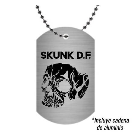 Colgante/Placa aluminio "Calavera"