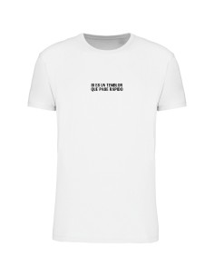 Camiseta blanca "Si es un temblor" + "Patrick" trasera 2