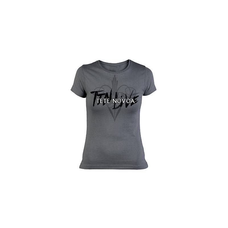 Camiseta "TTN Live blanco y negro"