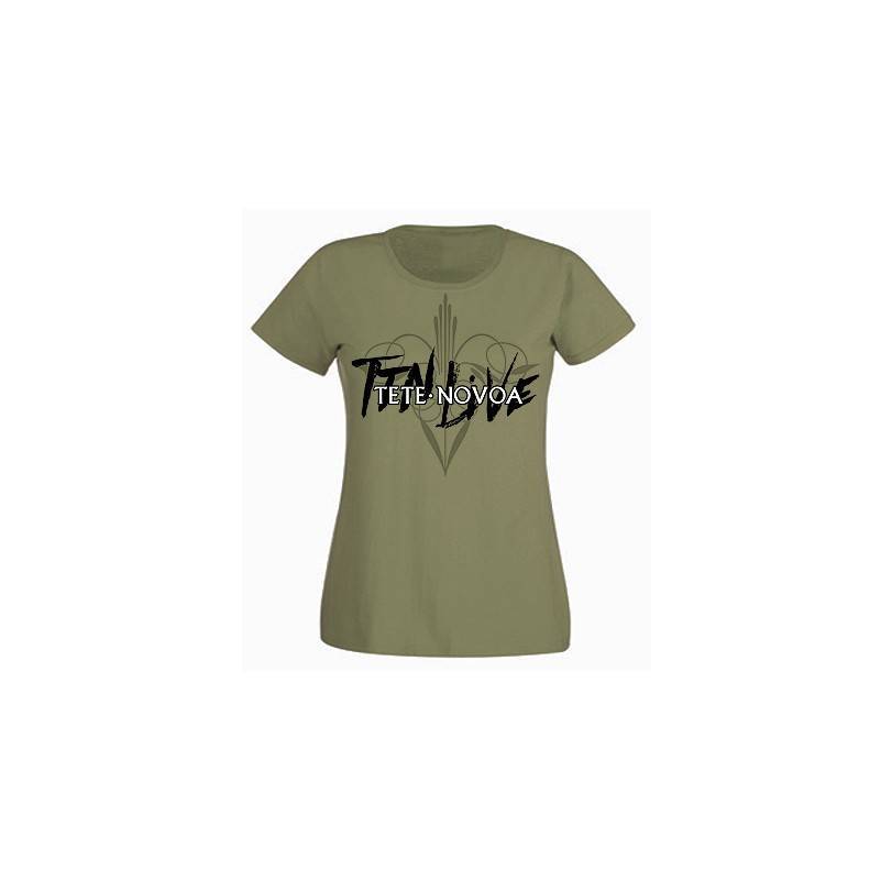 Camiseta "TTN Live blanco y negro"