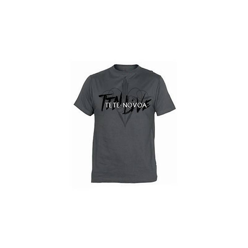 Camiseta "TTN Live blanco y negro"