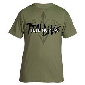 Camiseta "TTN Live blanco y negro"