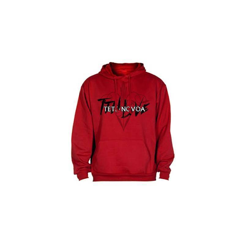 Sudadera "TTN Live blanco y negro"